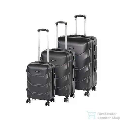 Leziter TraveLux Max XI gurulós bőrönd szett fekete LTRMBS-XI-BL