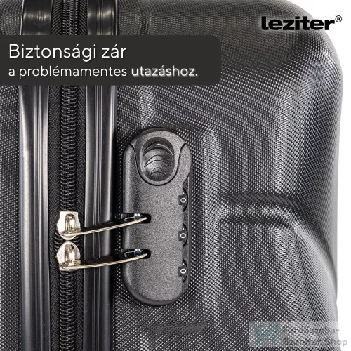 Leziter TraveLux Max XI gurulós bőrönd szett fekete LTRMBS-XI-BL
