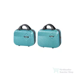   Leziter TraveLux Pro II bőrönd szett lagúnakék LTRPBS-II-LK