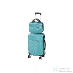   Leziter TraveLux Pro III gurulós bőrönd szett lagúnakék LTRPBS-III-LK