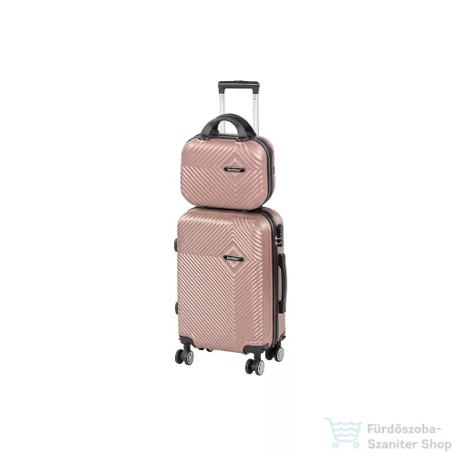 Leziter TraveLux Pro III gurulós bőrönd szett rosegold LTRPBS-III-RG