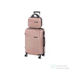   Leziter TraveLux Pro IV gurulós bőrönd szett rosegold LTRPBS-IV-RG