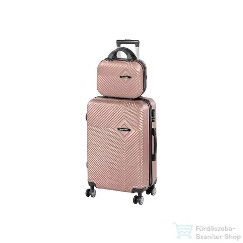Leziter TraveLux Pro IV gurulós bőrönd szett rosegold LTRPBS-IV-RG