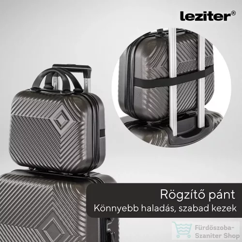 Leziter TraveLux Pro VII gurulós bőrönd szett olajzöld LTRPBS-VII-OG