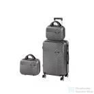 Leziter TraveLux Pro XIII gurulós bőrönd szett szürke LTRPBS-XIII-GR