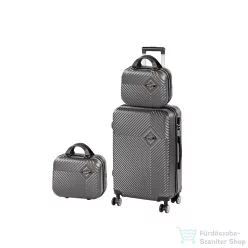   Leziter TraveLux Pro XIII gurulós bőrönd szett szürke LTRPBS-XIII-GR