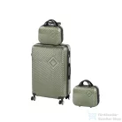 Leziter TraveLux Pro XIV gurulós bőrönd szett olajzöld LTRPBS-XIV-OG