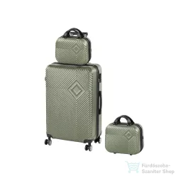 Leziter TraveLux Pro XIV gurulós bőrönd szett olajzöld LTRPBS-XIV-OG