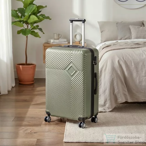 Leziter TraveLux Pro XIV gurulós bőrönd szett olajzöld LTRPBS-XIV-OG