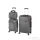 Leziter TraveLux Pro XIX gurulós bőrönd szett szürke LTRPBS-XIX-GR