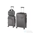 Leziter TraveLux Pro XVI gurulós bőrönd szett szürke LTRPBS-XVI-GR