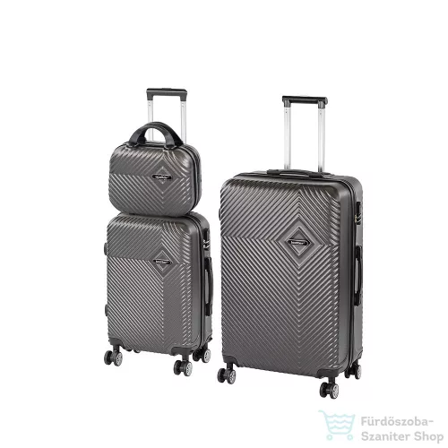 Leziter TraveLux Pro XVI gurulós bőrönd szett szürke LTRPBS-XVI-GR