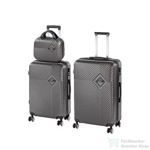 Leziter TraveLux Pro XVII gurulós bőrönd szett szürke LTRPBS-XVII-GR