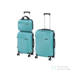   Leziter TraveLux Pro XV gurulós bőrönd szett lagúnakék LTRPBS-XVIII-LK