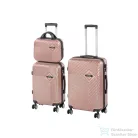 Leziter TraveLux Pro XVIII gurulós bőrönd szett rosegold LTRPBS-XVIII-RG
