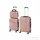 Leziter TraveLux Pro XVIII gurulós bőrönd szett rosegold LTRPBS-XVIII-RG