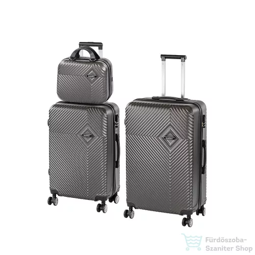 Leziter TraveLux Pro XX gurulós bőrönd szett szürke LTRPBS-XX-GR