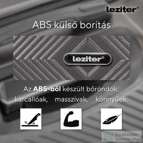 Leziter TraveLux Pro XXI gurulós bőrönd szett szürke LTRPBS-XXI-GR