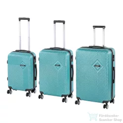   Leziter TraveLux Pro XXII gurulós bőrönd szett lagúnakék LTRPBS-XXI-LK