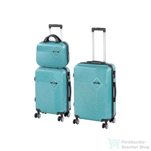 Leziter TraveLux Pro XXI gurulós bőrönd szett lagúnakék LTRPBS-XXII-LK