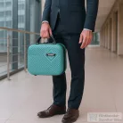 Leziter TraveLux Pro XXI gurulós bőrönd szett lagúnakék LTRPBS-XXII-LK