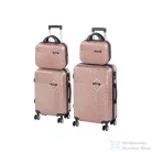 Leziter TraveLux Pro XXII gurulós bőrönd szett rosegold LTRPBS-XXII-RG