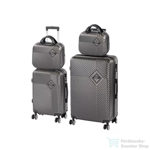 Leziter TraveLux Pro XXIII gurulós bőrönd szett szürke LTRPBS-XXIII-GR