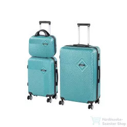   Leziter TraveLux Pro XX gurulós bőrönd szett lagúnakék LTRPBS-XXIII-LK