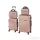 Leziter TraveLux Pro XXIII gurulós bőrönd szett rosegold LTRPBS-XXIII-RG