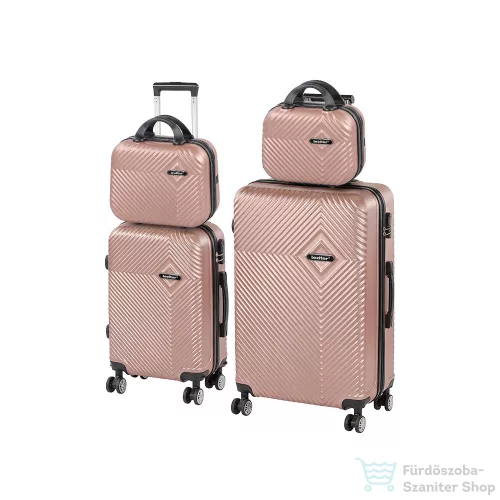 Leziter TraveLux Pro XXIII gurulós bőrönd szett rosegold LTRPBS-XXIII-RG