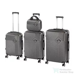   Leziter TraveLux Pro XXIV gurulós bőrönd szett szürke LTRPBS-XXIV-GR