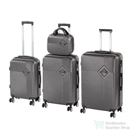 Leziter TraveLux Pro XXIV gurulós bőrönd szett szürke LTRPBS-XXIV-GR