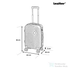 Leziter TraveLux Pro XXIV gurulós bőrönd szett szürke LTRPBS-XXIV-GR