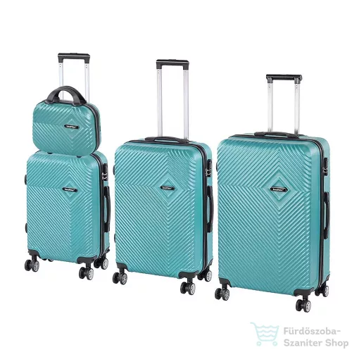 Leziter TraveLux Pro XXIII gurulós bőrönd szett lagúnakék LTRPBS-XXIV-LK