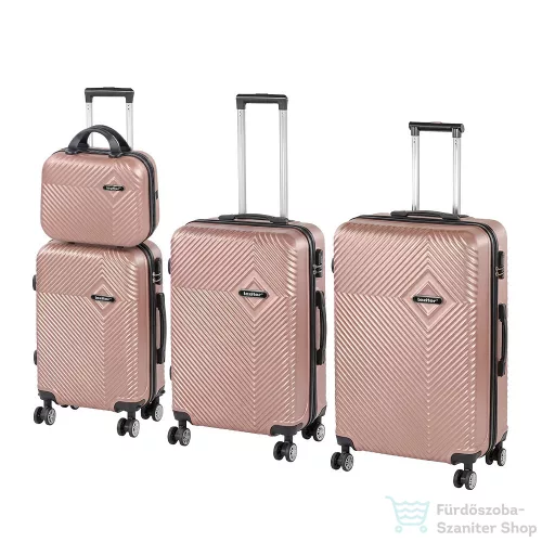 Leziter TraveLux Pro XXV gurulós bőrönd szett rosegold LTRPBS-XXV-RG