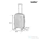 Leziter TraveLux Pro XXXXXIV gurulós bőrönd szett lagúnakék LTRPBS-XXXXXIVLK