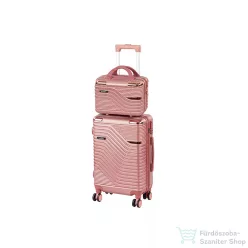   Leziter TraveLux Urban III gurulós bőrönd szett lazacrózsaszín LTRUBS-III-LR