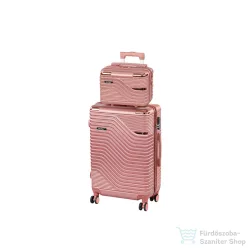  Leziter TraveLux Urban IV gurulós bőrönd szett lazacrózsaszín LTRUBS-IV-LR