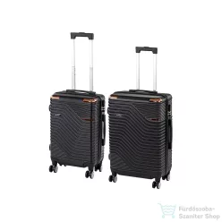   Leziter TraveLux Urban IX gurulós bőrönd szett fekete LTRUBS-IX-BL