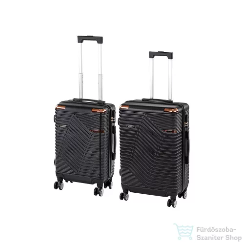 Leziter TraveLux Urban IX gurulós bőrönd szett fekete LTRUBS-IX-BL