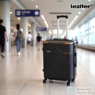 Leziter TraveLux Urban IX gurulós bőrönd szett fekete LTRUBS-IX-BL