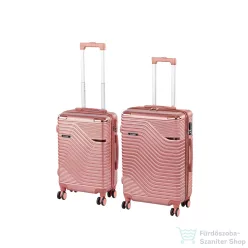   Leziter TraveLux Urban IX gurulós bőrönd szett lazacrózsaszín LTRUBS-IX-LR
