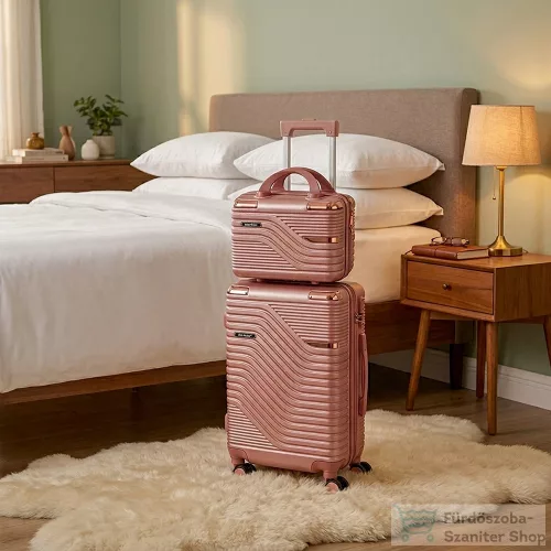 Leziter TraveLux Urban VI gurulós bőrönd szett lazacrózsaszín LTRUBS-VI-LR