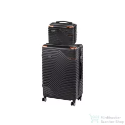   Leziter TraveLux Urban VIII gurulós bőrönd szett fekete LTRUBS-VIII-BL