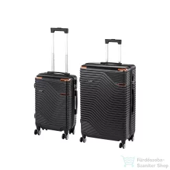  Leziter TraveLux Urban X gurulós bőrönd szett fekete LTRUBS-X-BL