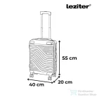 Leziter TraveLux Urban X gurulós bőrönd szett fekete LTRUBS-X-BL