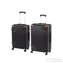   Leziter TraveLux Urban XI gurulós bőrönd szett fekete LTRUBS-XI-BL