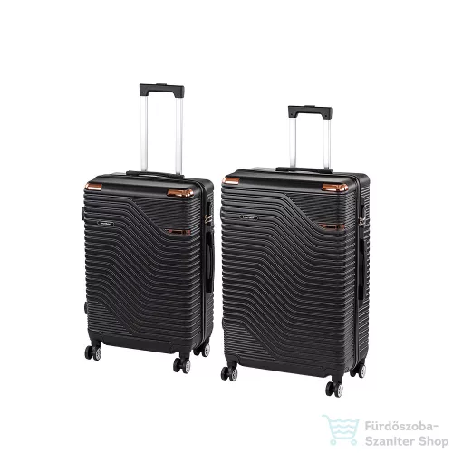Leziter TraveLux Urban XI gurulós bőrönd szett fekete LTRUBS-XI-BL