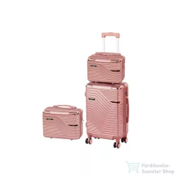 Leziter TraveLux Urban XII gurulós bőrönd szett rosegold LTRUBS-XII-RG