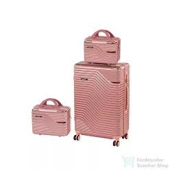   Leziter TraveLux Urban XIV gurulós bőrönd szett lazacrózsaszín LTRUBS-XIV-LR